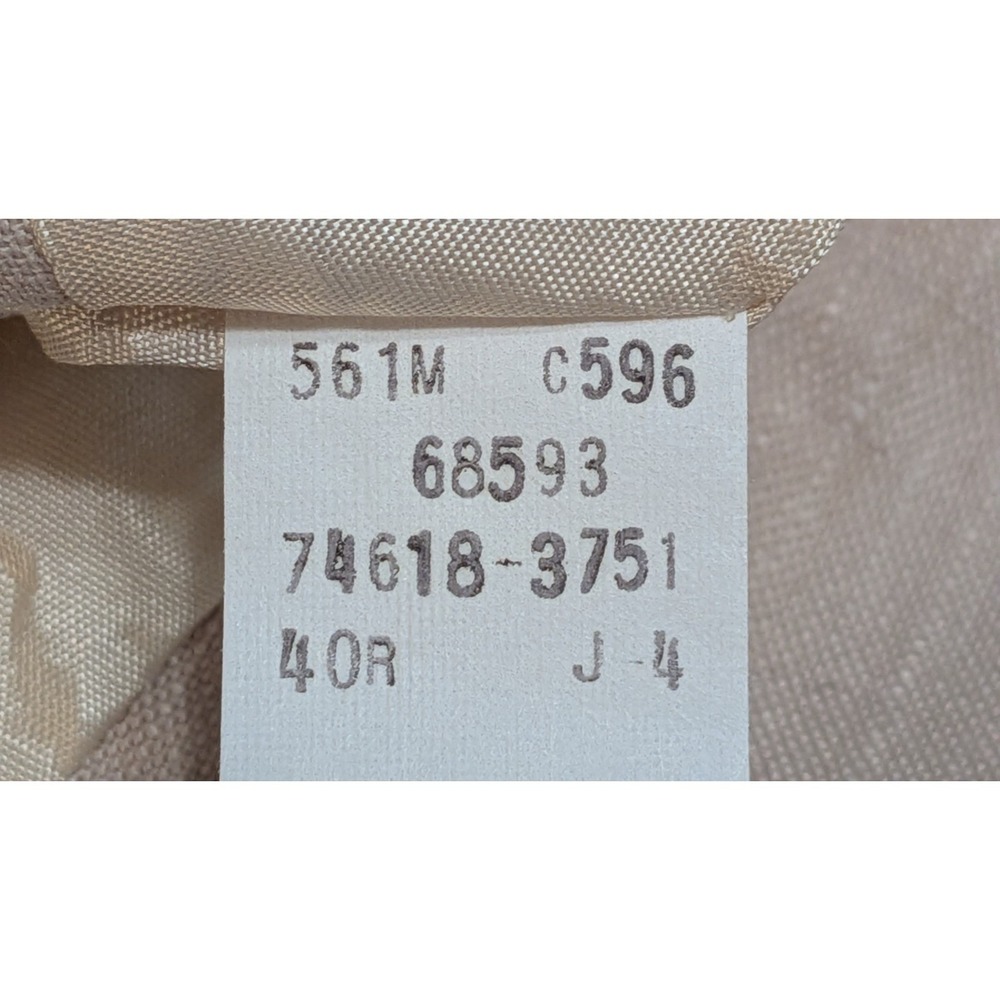 Levi's Blazer Mens 40R Beige Good Trimcut Vintage 2-Button Sport Coat 74618-3751 - Picture 7 of 10